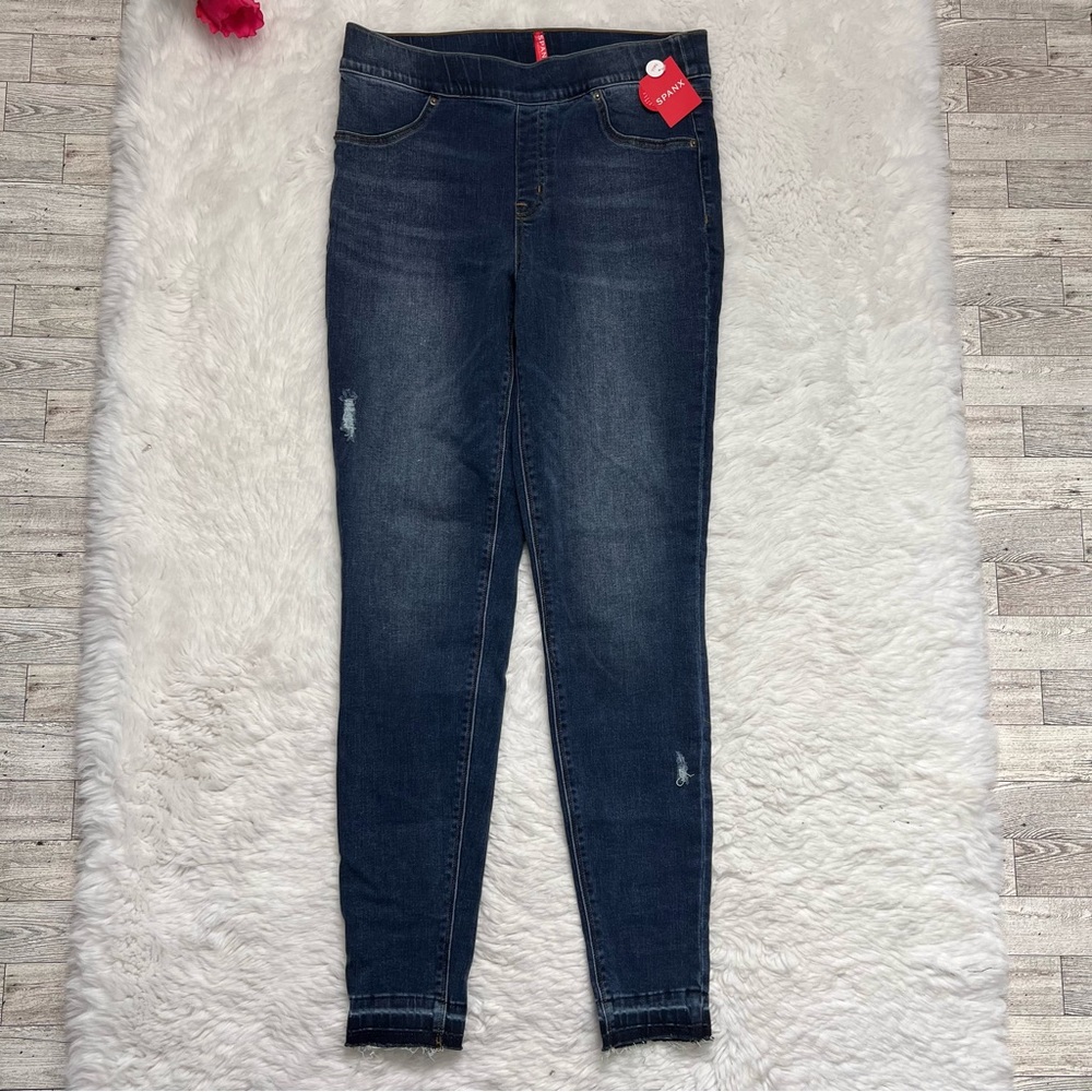 Spanx Distressed Skinny Jean Tall